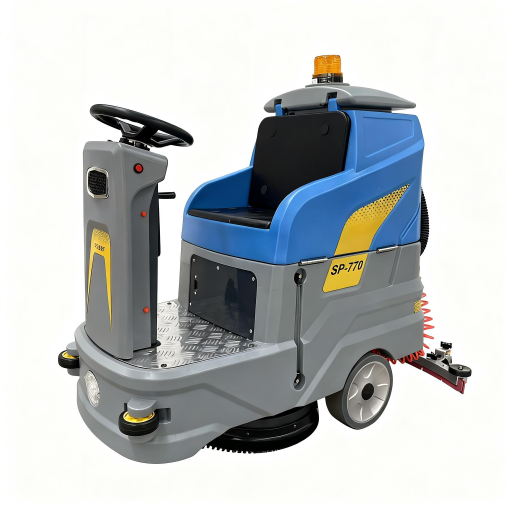 Uzen-SP770 Single-Brush Ride-on Floor Scrubber