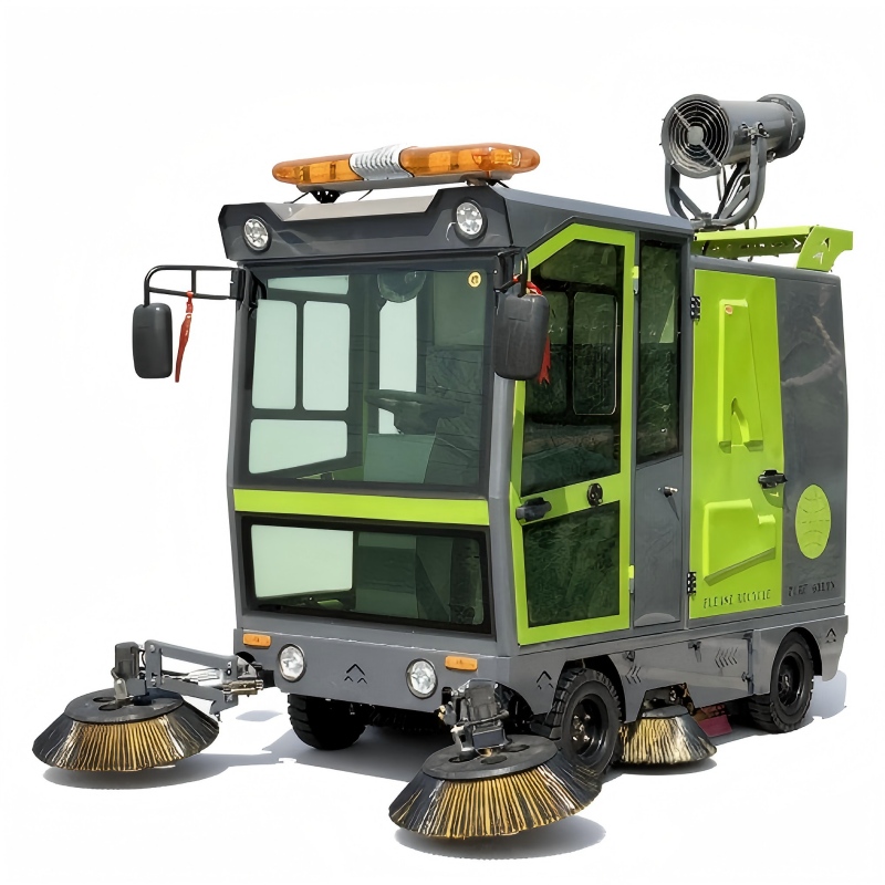 Uzen-YG25 Electric Road Sweeper with Solid Tires