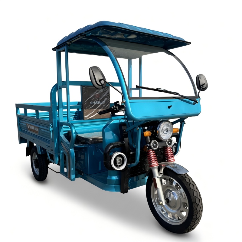 Uzen X-Titan002 Electric Cargo Tricycle with Canopy