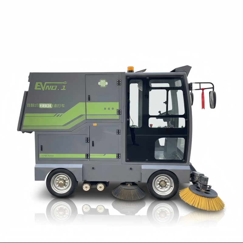 Uzen-Y5C Electric Street Self-Dumping Sweeper