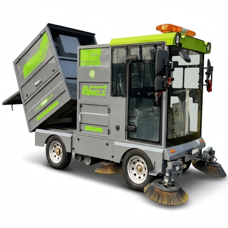 Uzen-Y5C Electric Street Self-Dumping Sweeper