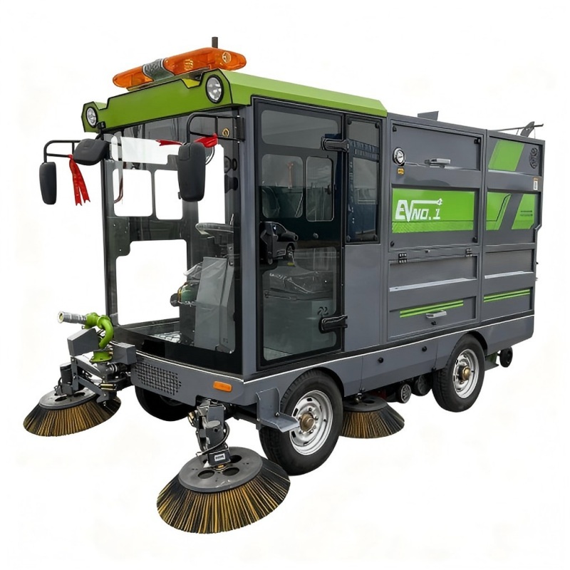 Uzen-YG480 Heavy-Duty Dual-Bucket Pure Suction Sweeper 